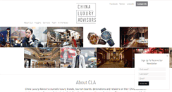 Desktop Screenshot of chinaluxuryadvisors.com